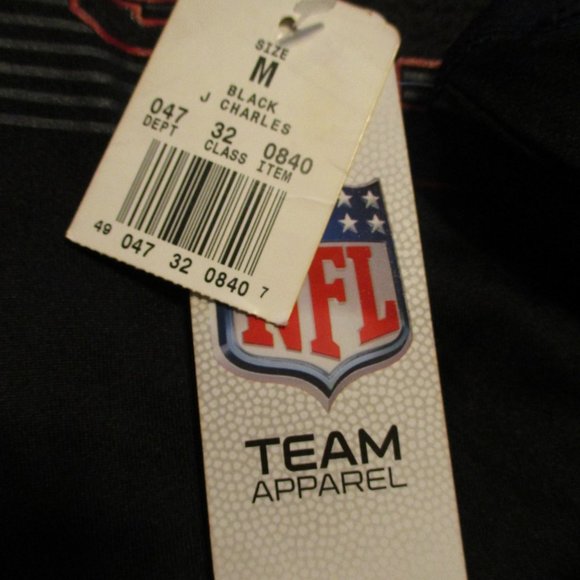 NFL NEW Kansas City Chief Men Medium Black Red Gray Graphic Short Sleeve Shirt - Picture 7 of 10